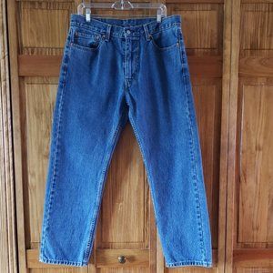 LEVI'S 505 blue jeans sz 36 x 30
